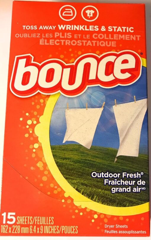 Bounce dryer sheets